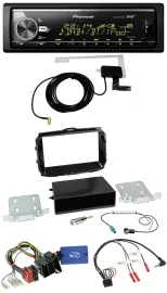 Pioneer Bluetooth DAB USB Lenkrad Autoradio für Alfa Romeo Giulietta 13-21 ISO p