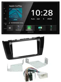 Kenwood Bluetooth MP3 DAB USB 2DIN Autoradio für Mitsubishi Mirage SpaceStar ab