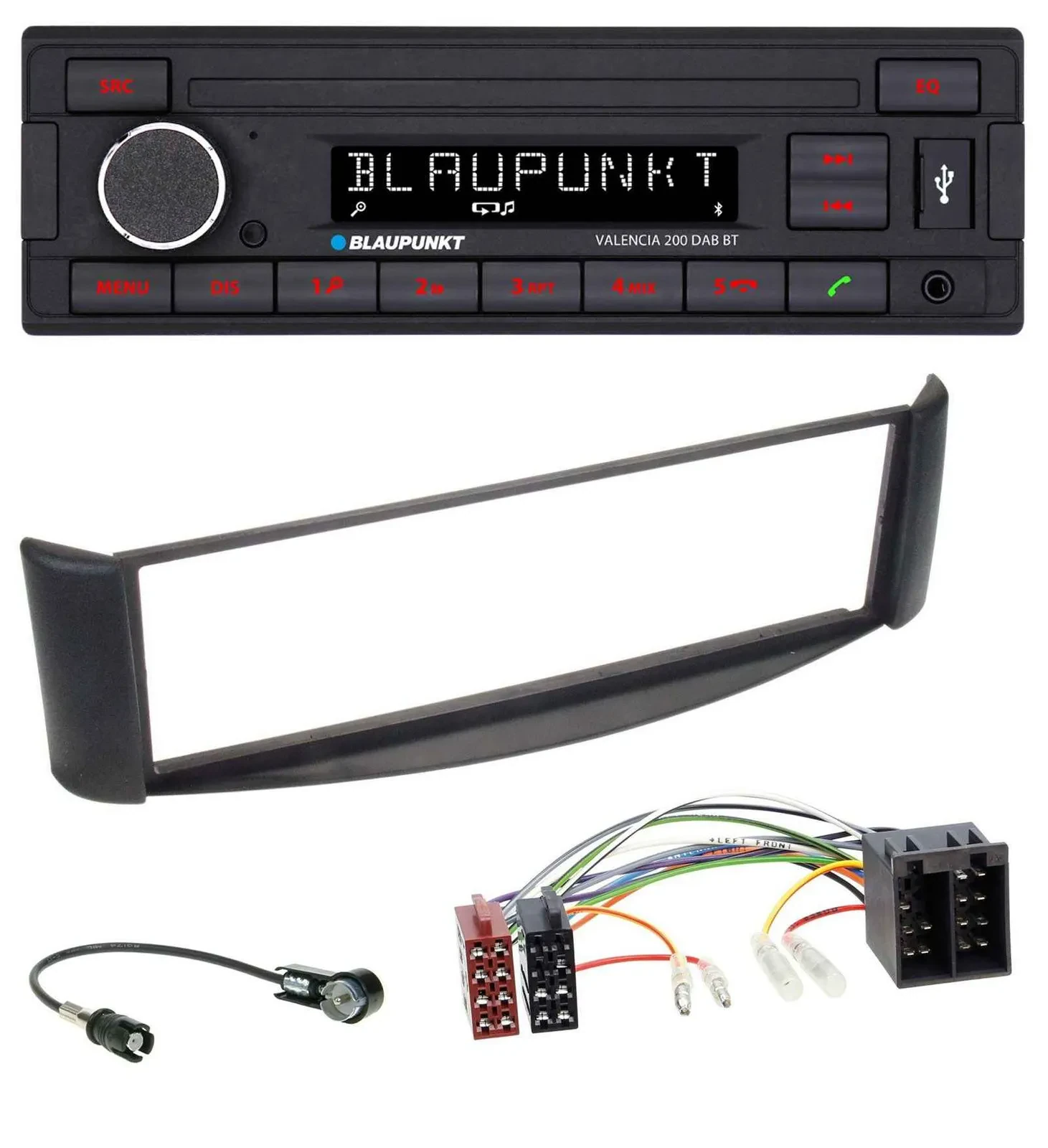 Автомагнитола для Smart ForTwo (1998-2007) Blaupunkt DAB, MP3, Bluetooth, USB