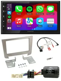 Kenwood Lenkrad USB DAB 2DIN Bluetooth Autoradio für SSangYong Rexton Telefontas