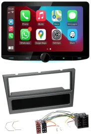 Kenwood MP3 USB DAB Bluetooth Autoradio für Opel Corsa C Meriva Signum Vectra C