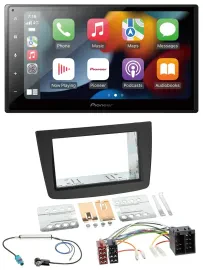 Pioneer DAB Bluetooth 2DIN USB MP3 Autoradio für Alfa Romeo Mito 08-14 955 ISO s