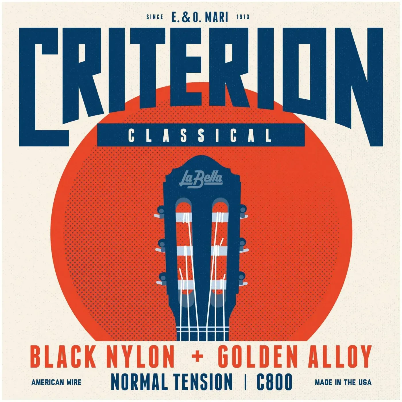 Струны для классической гитары La Bella C800 Criterion Golden Alloy Normal Tention (24 комплекта)