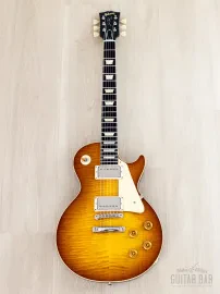 Электрогитара Gibson Custom Shop Historic 1959 Les Paul Standard HH VOS Golden Poppy Burst w/case USA 2025