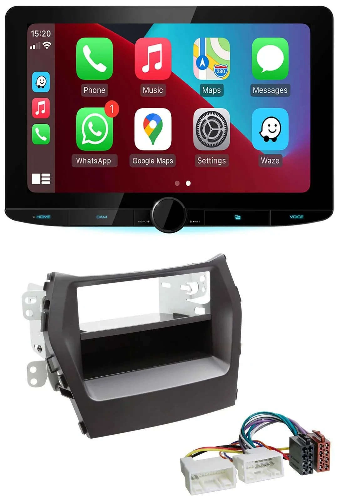 Kenwood MP3 USB DAB Bluetooth Autoradio für Hyundai Santa Fe (ab 2012)