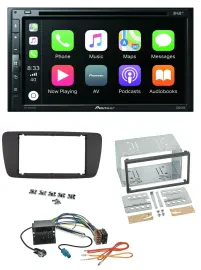 Pioneer DVD 2DIN MP3 DAB Bluetooth USB Autoradio für Seat Ibiza ab 08 azabachesc