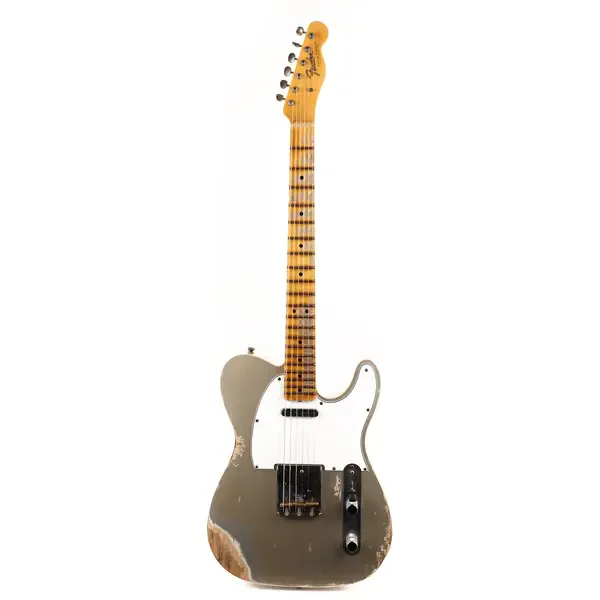 Электрогитара Fender Custom Shop 1965 Custom Telecaster Heavy Relic Faded Aged Inca Silver