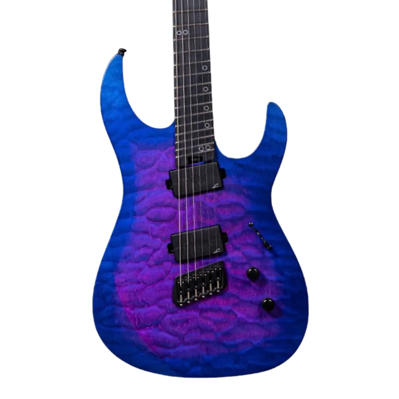 Legator N6FSS Ninja Multi-Scale Electric Guitar, Composite, Hyper Nova Blue