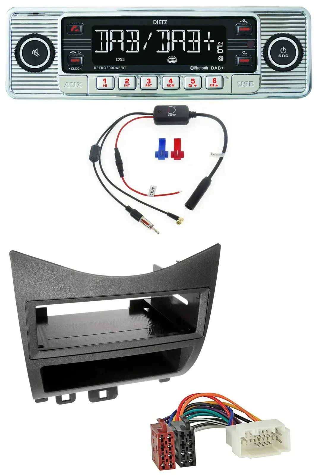 Автомагнитола для Honda Accord (2003–2007) Dietz DAB, USB, MP3, Bluetooth