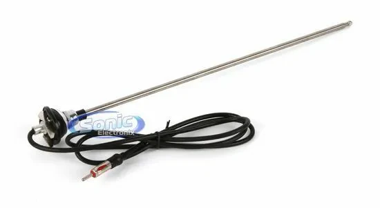 Metra 44-UT10 Universal Top Mount 1" hole Replacement Antenna for AM/FM Bands