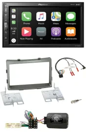 Pioneer USB Lenkrad DAB 2DIN Bluetooth Autoradio für SSangYong Rodius ab 2013