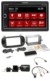 Blaupunkt Bluetooth DAB 2DIN USB DVD Lenkrad Autoradio für Fiat 500 08-15 soft t