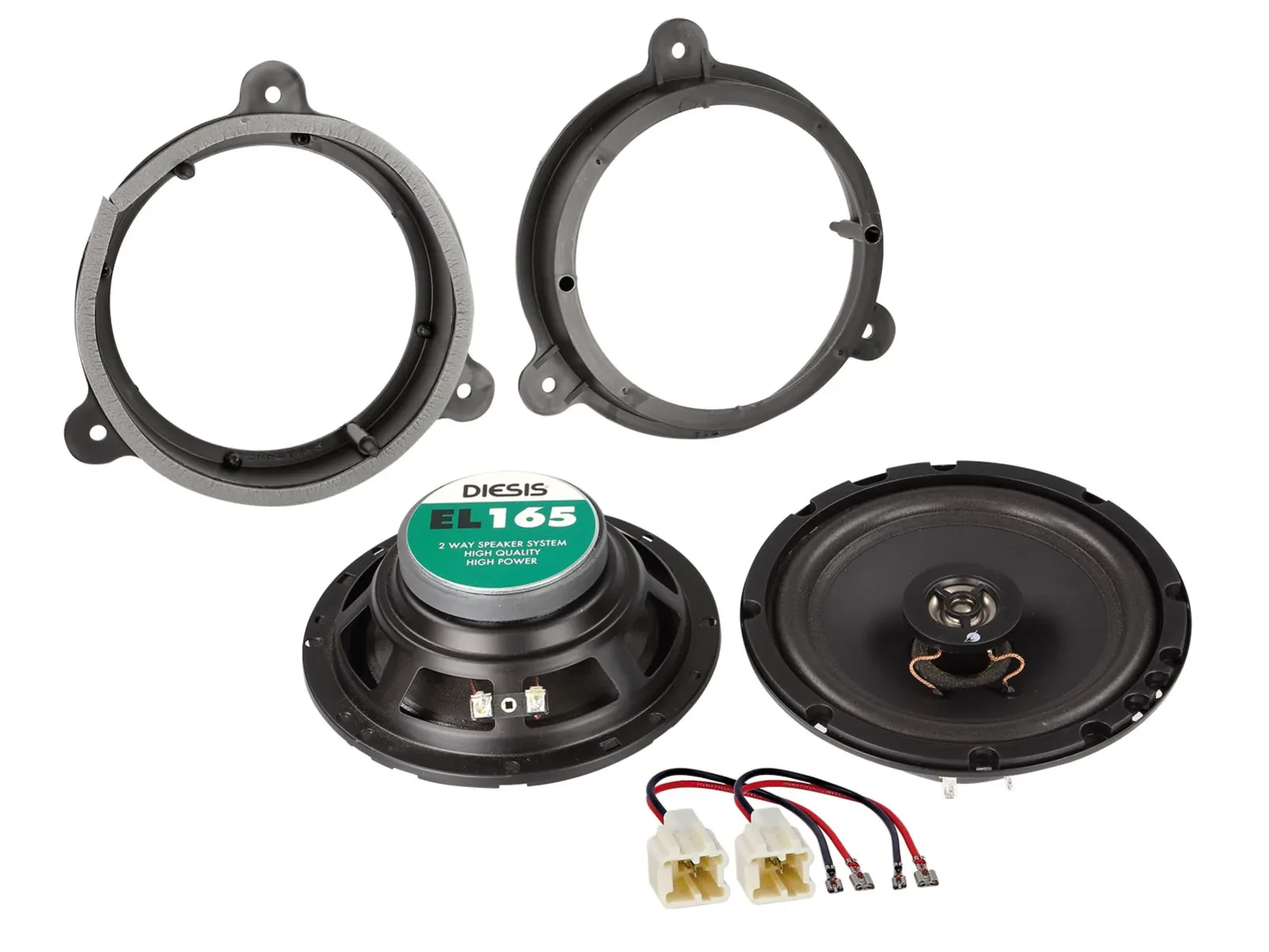 ACV 671250-13-1 16,5 cm 2-Wege-Lautsprecher 100 Watt RMS: 50 Watt Nissan Opel Re