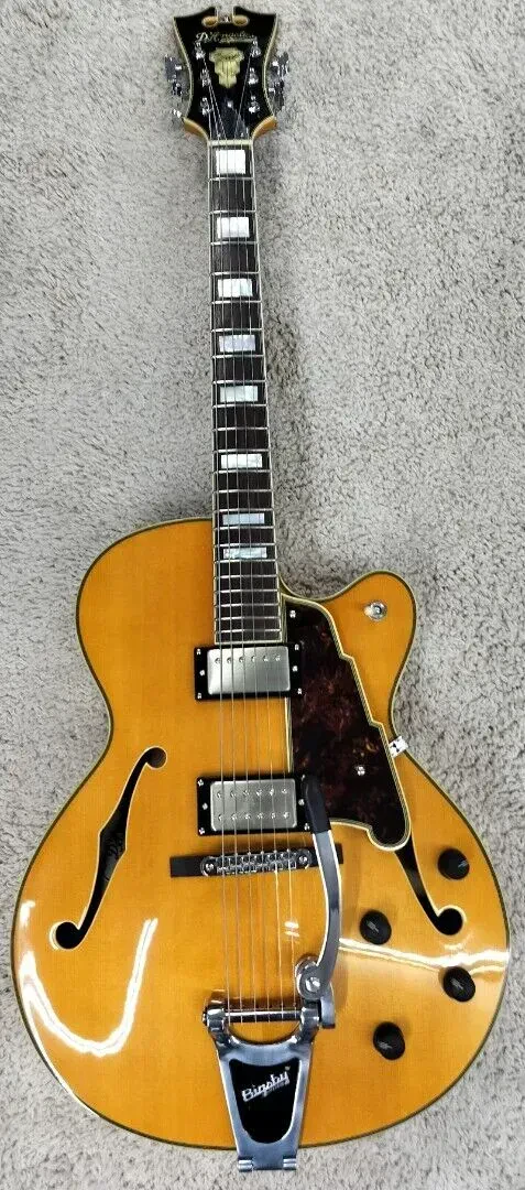 Электрогитара полуакустическая D'Angelico Excel 175 Hollow HH Natural w/case Korea 2020s