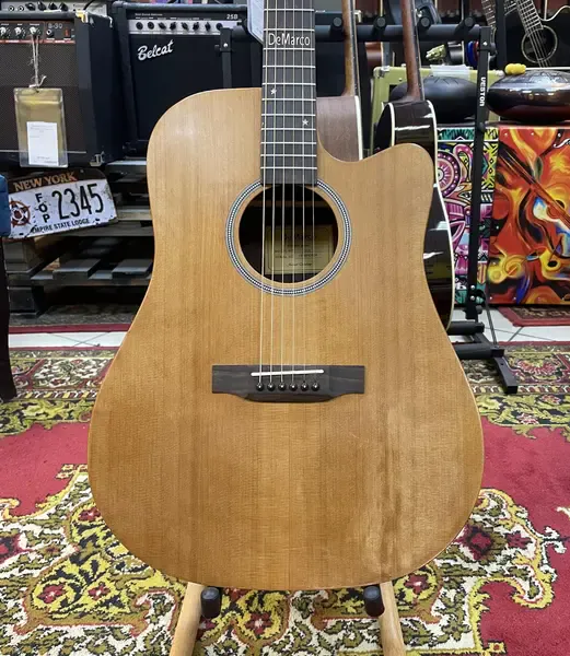 Акустическая гитара DeMarco DMK319 Dreadnought Satin Natural Уценка (Инструмент после ремонта)