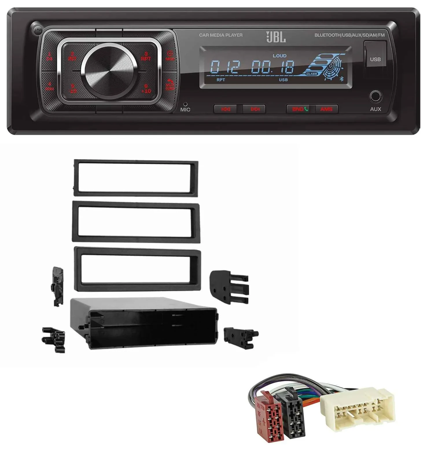 Автомагнитола JBL SD/USB/AUX MP3 Bluetooth для Nissan Xterra (2000–2004)