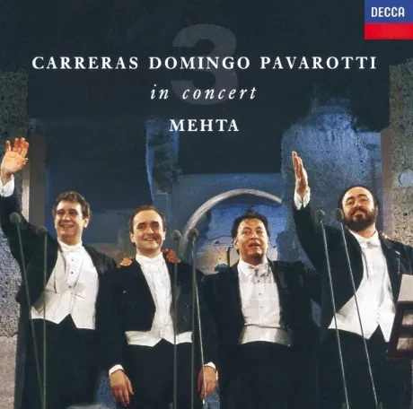 JOSE CARRERAS / PLACIDO DOMINGO / LUCIANO PAVAROTTI / ZUBIN MEHTA - Three Tenors In Concert (CD)