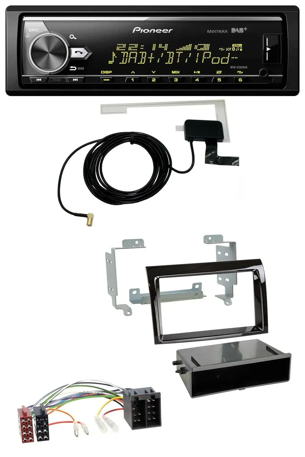 Автомагнитола Pioneer Bluetooth DAB USB MP3 для Fiat Ducato, Citroen Jumper (2006–2011)