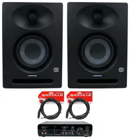 Студийный комплект PreSonus Eris Studio 4 4.5" (пара) + аудиоинтерфейс USB 2x2