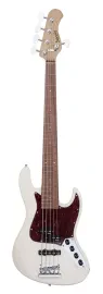 SADOWSKY 21-Fret Hybrid P/J Bass, Morado FB, 5-String - Solid Olympic White High
