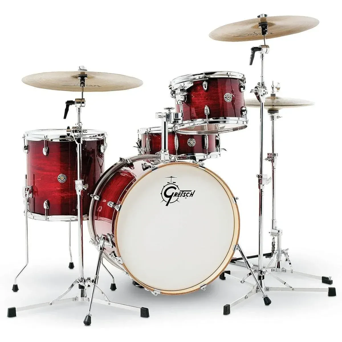 4-Piece Catalina Club Shell Pack, Gloss Crimson Burst