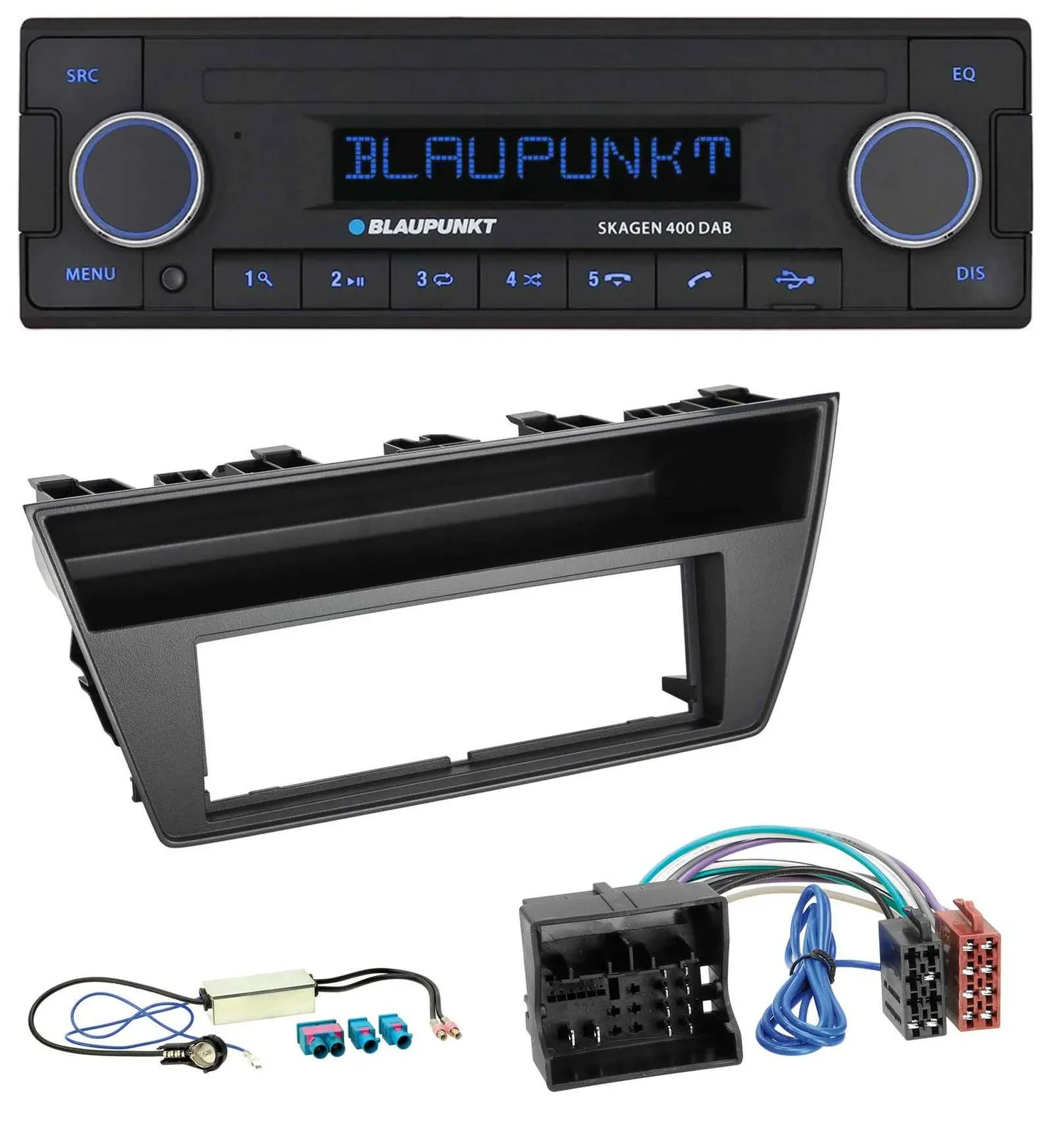 Автомагнитола Blaupunkt DAB, USB, Bluetooth, MP3 для Skoda Fabia III (2014–2020)