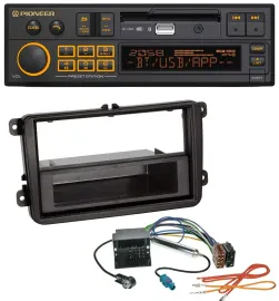 Pioneer DAB MP3 USB Bluetooth Autoradio für VW Sharan ab 10 Tiguan ab 07 Touran