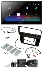 Pioneer USB Bluetooth DAB 2DIN Lenkrad Autoradio für VW Golf VII ab 2012