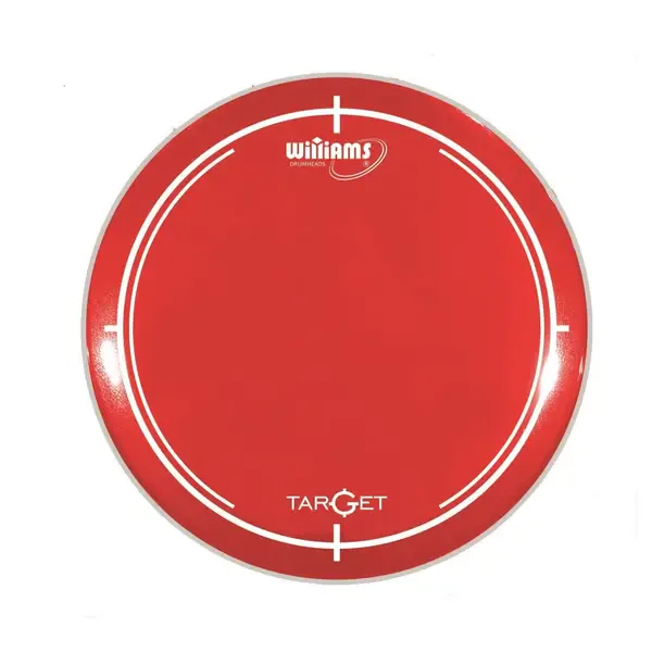 Пластик для барабана Williams 16" Target Red WR2