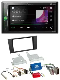 Pioneer 2DIN MP3 DAB USB Bluetooth Autoradio für Audi A4 99-01 B5 Symphony Aktiv