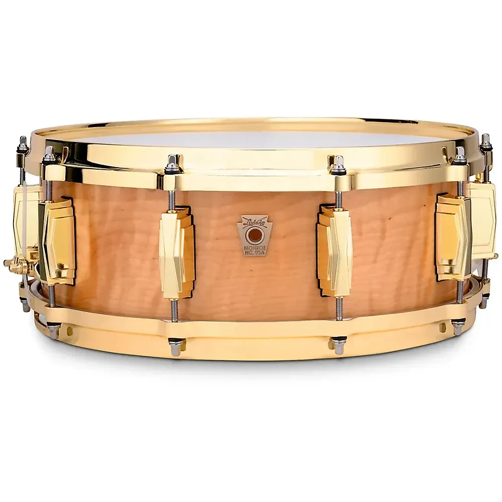 Малый барабан Ludwig Limited Edition Maple Exotic Steinway Crown Jewel Veneer 14x5 Iced Birch
