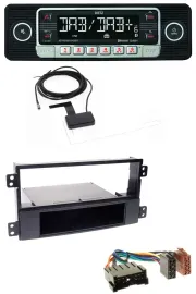 Автомагнитола для Hyundai Sonata NF (2002–2005) Dietz DAB Bluetooth USB MP3 черный