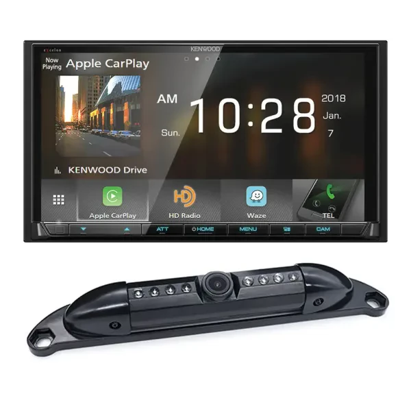 Kenwood DMX908S | 6.95" Double DIN Multimedia Stereo with Camera