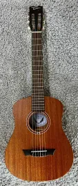 Dean Flight Nylon String Mahogany 3/4 Size Travel Acoustic Guitar # FLY NYL MAH