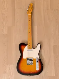 Электрогитара Fender Custom Shop '58 Telecaster SS Relic Sunburst w/case USA 2012