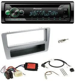 Автомагнитола Pioneer DAB CD USB MP3 для Honda Civic 2001–2003, серебристый