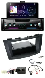 Pioneer USB Lenkrad Bluetooth DAB Autoradio für Suzuki Swift Sport ab 2011 schwa