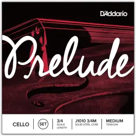 Б/У Струны для виолончели D'Addario Prelude 3/4 нормальное натяжение (набор, 4 шт.)