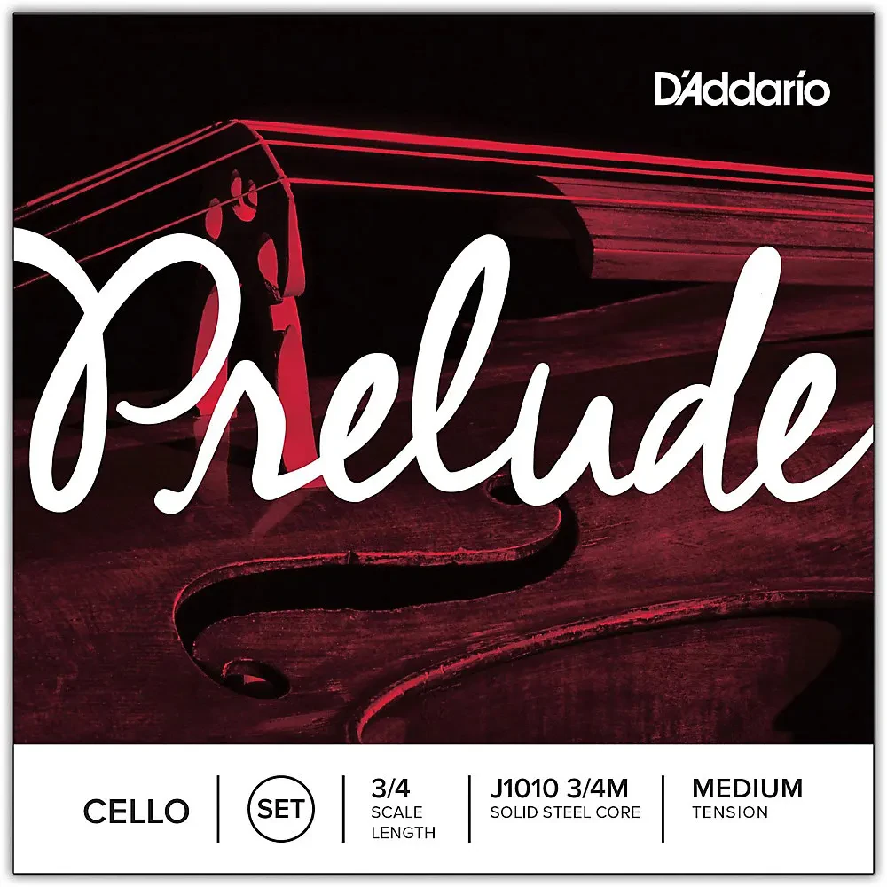 Б/У Струны для виолончели D'Addario Prelude 3/4 нормальное натяжение (набор, 4 шт.)