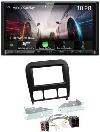 Kenwood MP3 2DIN USB DAB Bluetooth Autoradio für Mercedes S-Klasse 1998-2005 sch