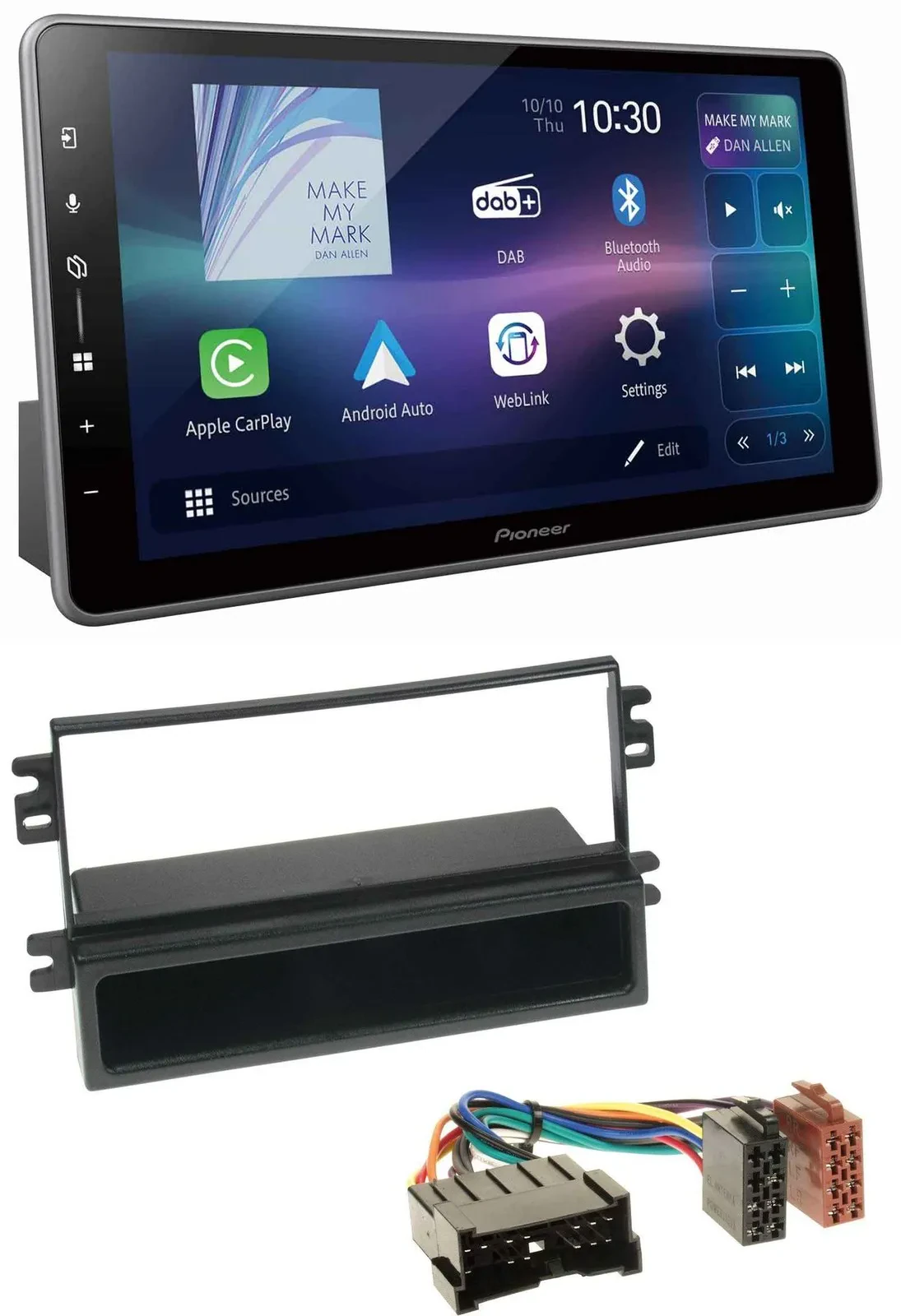 Автомагнитола для Kia Carens II (2004–2006) Pioneer Bluetooth, USB, DAB, MP3