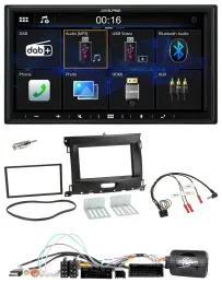 Alpine Bluetooth 2DIN Lenkrad DAB USB Autoradio für Ford Ranger XL ab 02/2016