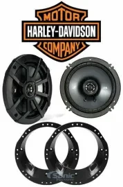 Kicker Factory Speaker Replacement Kit 1998-2013 Harley Davidson FLHT FLHTC