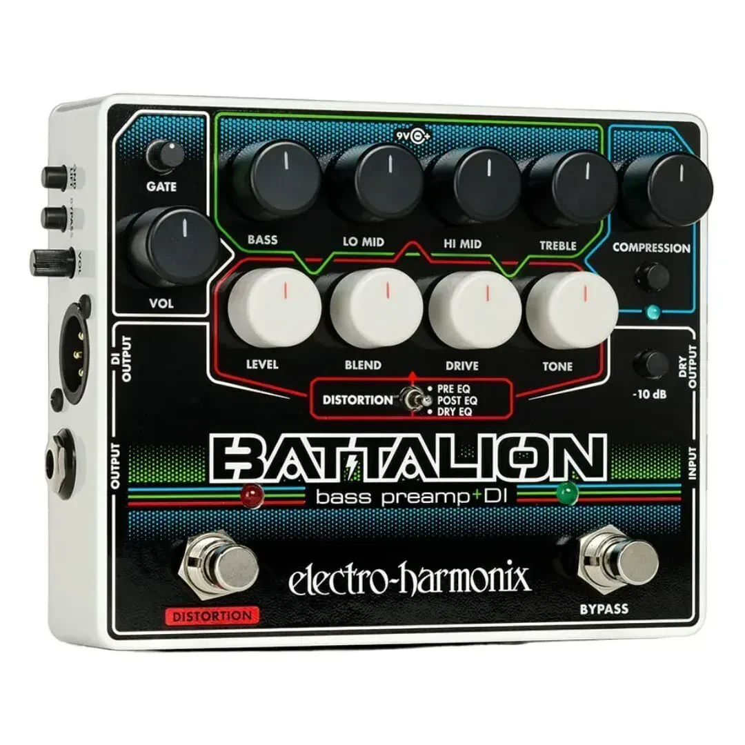 Напольный предусилитель для бас-гитары Electro-Harmonix Battalion Bass Preamp