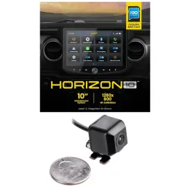 Stinger HORIZON10 iX210-NAV Receiver w/ 50% Off NVX XCADJ1 Backup Cam