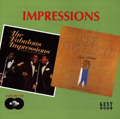 THE IMPRESSIONS - The Fabulous Impressions / We'Re A Winner (CD)