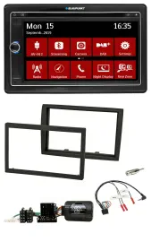 Blaupunkt Bluetooth DAB 2DIN USB DVD Lenkrad Autoradio für Fiat Ducato