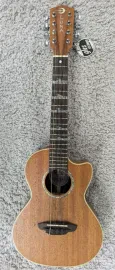 Luna Guitars Luna Uke HTT 8 High Tide Tenor 8 String Mahogany Acoustic Electric Ukulele w/Bag
