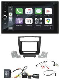 Blaupunkt DAB Lenkrad TMC Bluetooth USB 2DIN Navigation für BMW 1er Aktiv aut. K