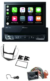 Pioneer DVD Bluetooth DAB USB MP3 Autoradio für Chevrolet Cruze 2011-2016 silber